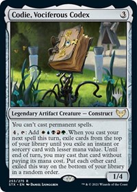 Codie, Vociferous Codex, Promo Pack: Strixhaven