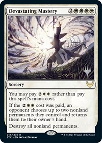 Devastating Mastery, Promo Pack: Strixhaven