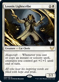 Leonin Lightscribe, Promo Pack: Strixhaven