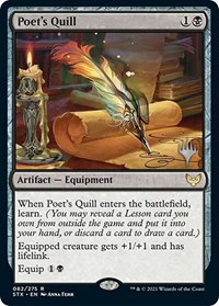 Poet's Quill, Promo Pack: Strixhaven