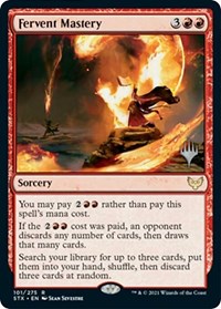 Fervent Mastery, Promo Pack: Strixhaven