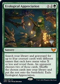 Ecological Appreciation, Promo Pack: Strixhaven