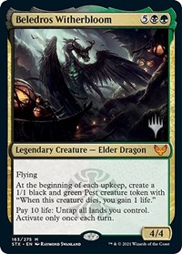 Beledros Witherbloom, Promo Pack: Strixhaven