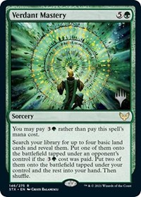 Verdant Mastery, Promo Pack: Strixhaven