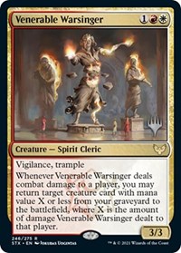 Venerable Warsinger, Promo Pack: Strixhaven
