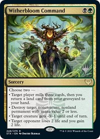Witherbloom Command, Promo Pack: Strixhaven