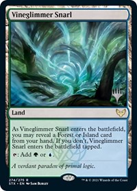 Vineglimmer Snarl, Promo Pack: Strixhaven