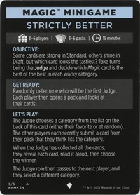 Magic Minigame: Strictly Better, Kaldheim