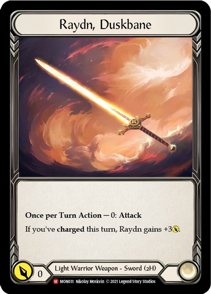 Raydn, Duskbane, 1st-edition-cold-foil, front