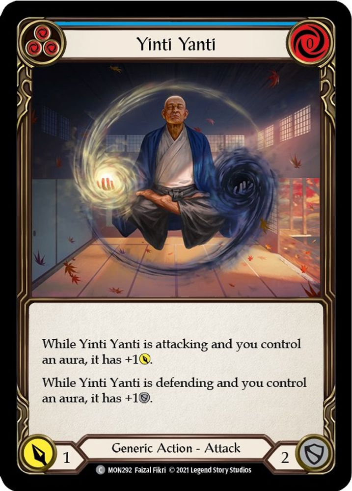 Yinti Yanti (Blue), 1st-edition-normal, front
