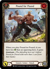 Pound for Pound Red