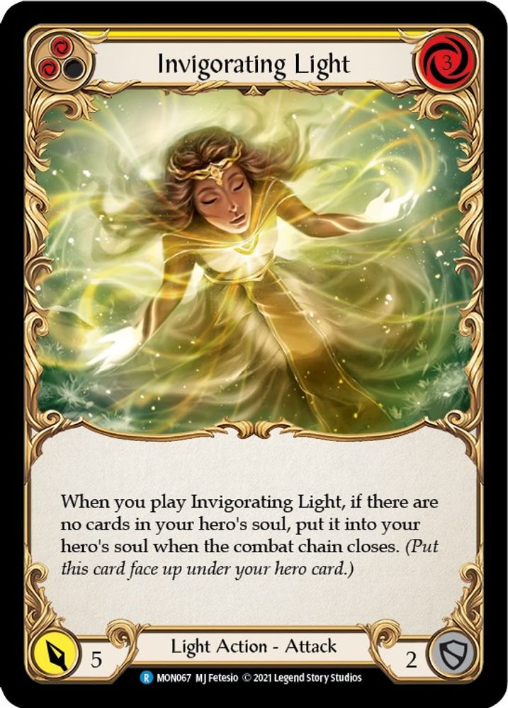 Invigorating Light (Yellow), 1st-edition-normal, front