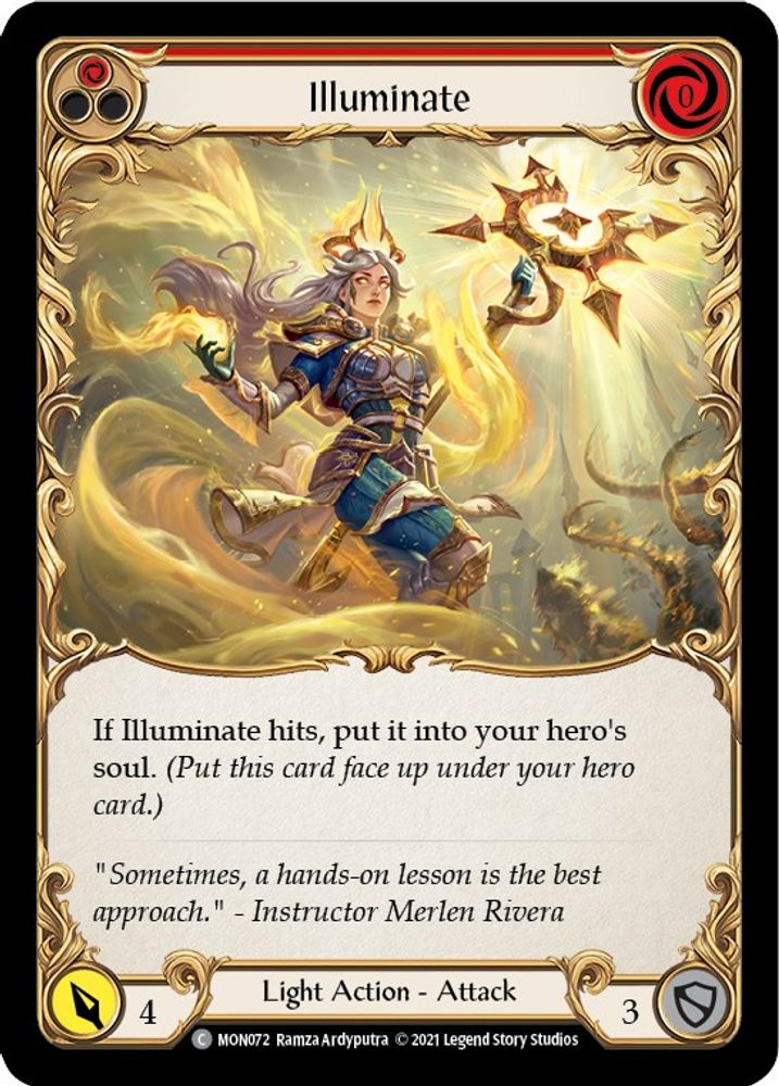 Illuminate (Red), 1st-edition-normal, front