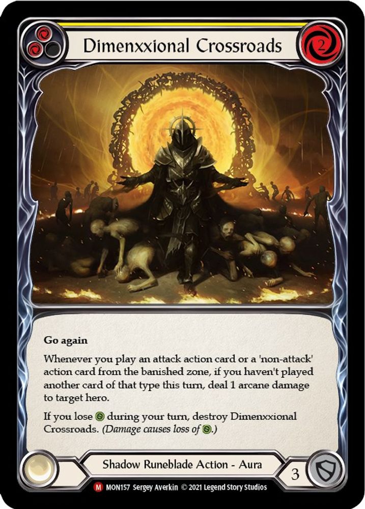 Dimenxxional Crossroads, 1st-edition-normal, front
