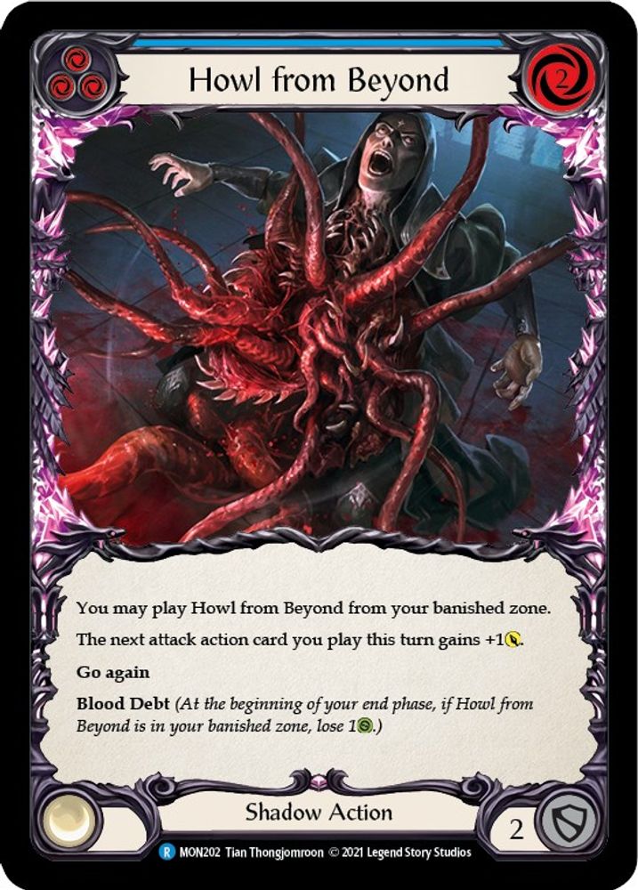 Howl from Beyond (Blue), 1st-edition-normal, front
