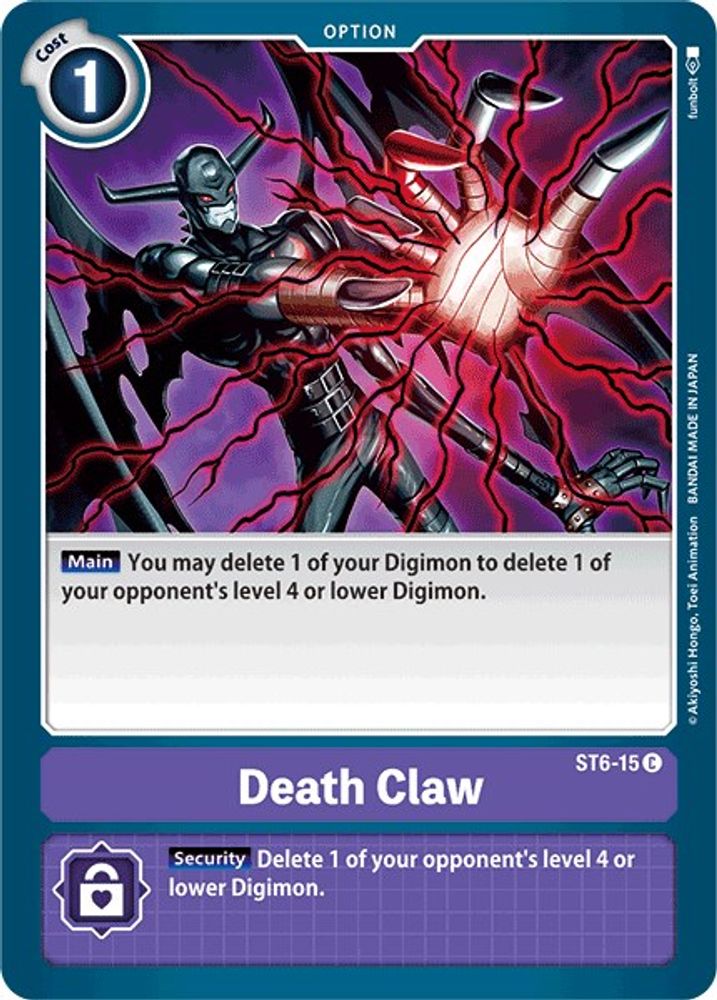 Death Claw, Standard, front