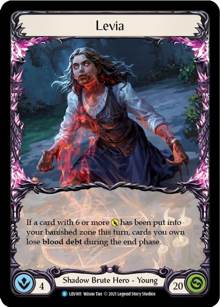 Levia, Unlimited-edition-rainbow-foil, front