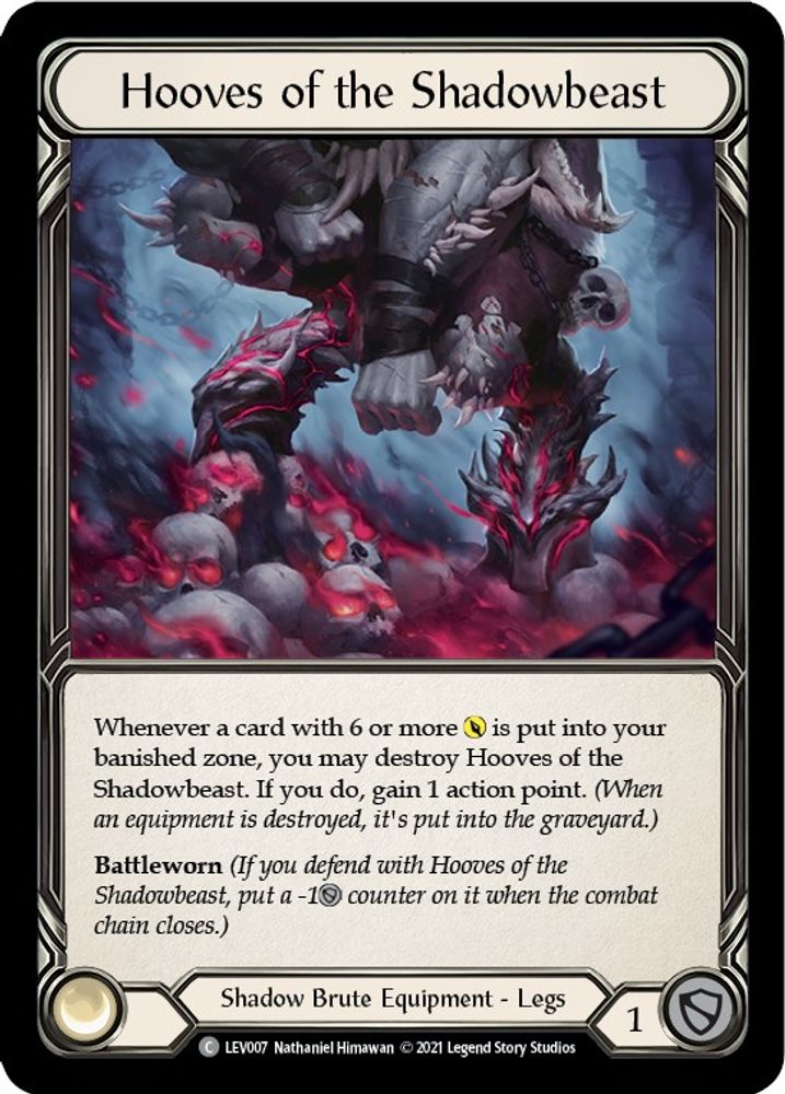 Hooves of the Shadowbeast, Standard, front