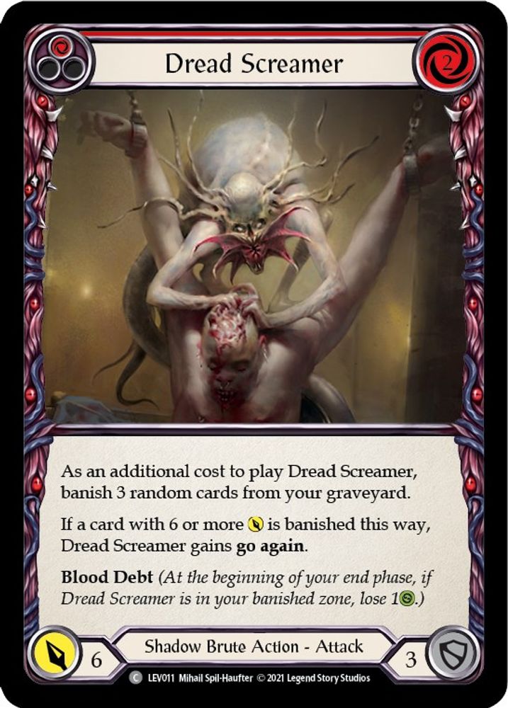 Dread Screamer (Red), Standard, front