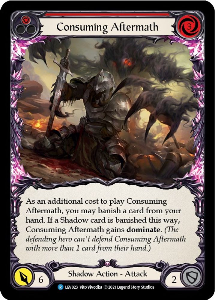 Consuming Aftermath (Red), Standard, front