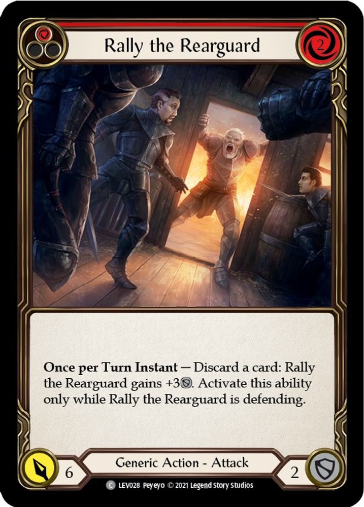 Rally the Rearguard (Red), Standard, front