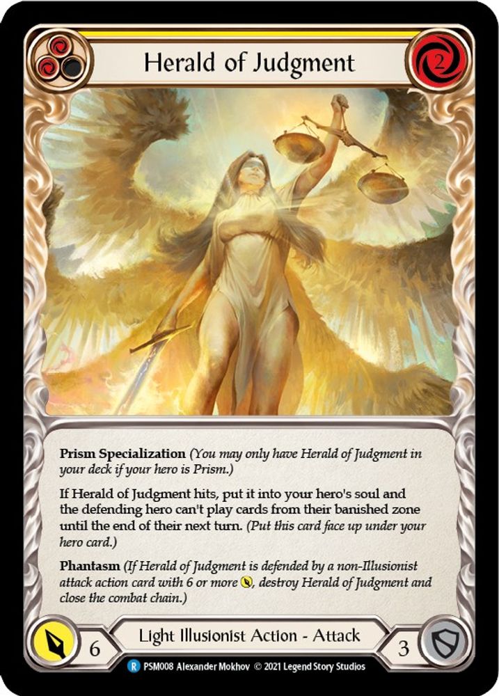 Herald of Judgment, Standard, front