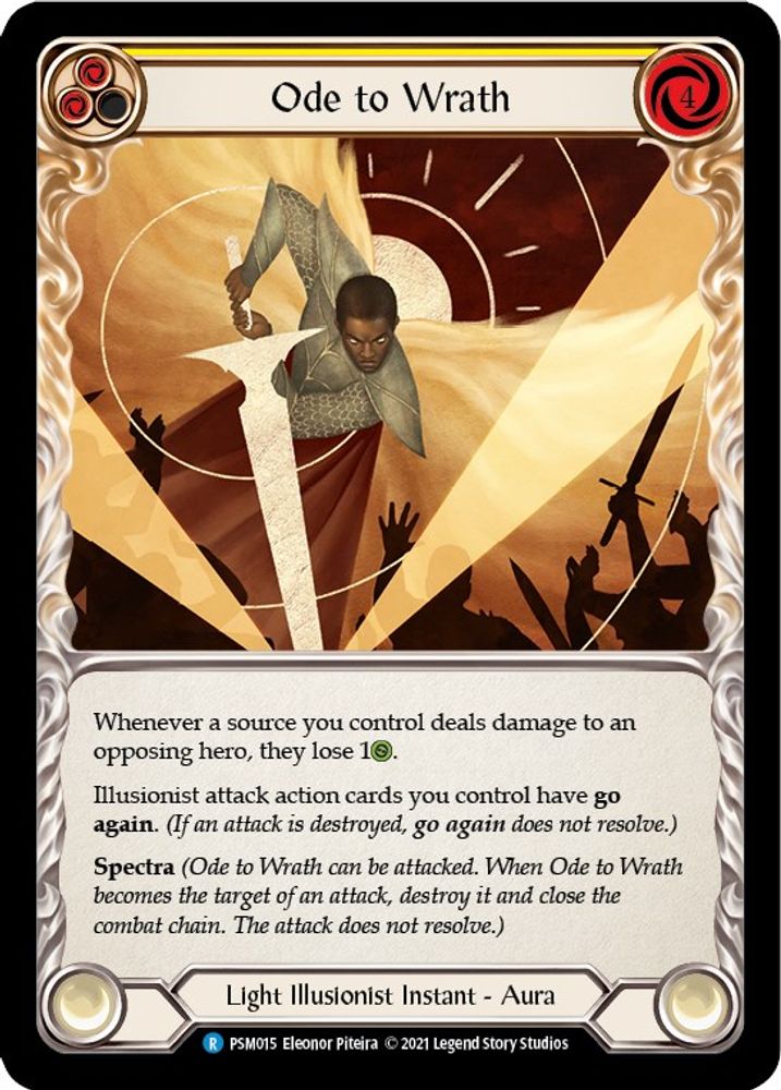 Ode to Wrath, Standard, front