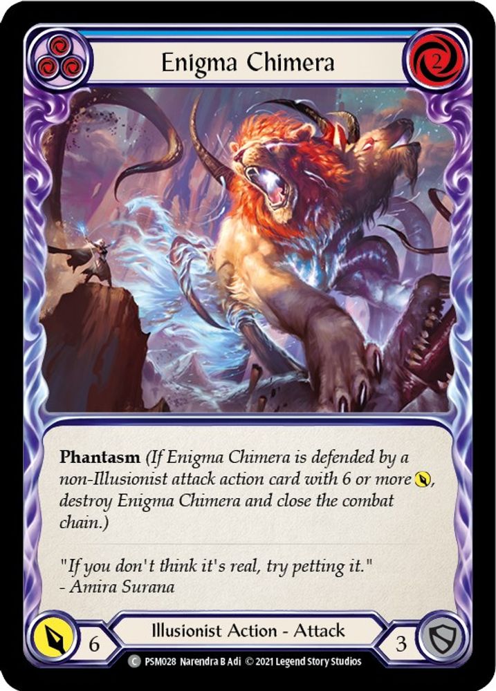 Enigma Chimera (Blue), Standard, front