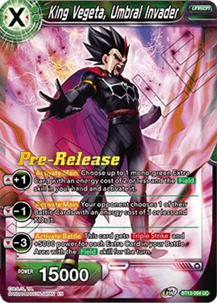 King Vegeta, Umbral Invader, Standard, front