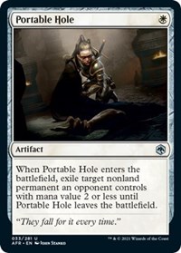 Portable Hole, Adventures in the Forgotten Realms
