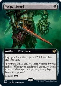 Vorpal Sword (Extended Art), Adventures in the Forgotten Realms