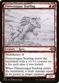 Flametongue Yearling (Showcase), Modern Horizons 2