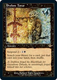 Profane Tutor (Retro Frame) (Foil Etched), Modern Horizons 2