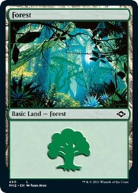 Forest (490) (Foil Etched), Modern Horizons 2