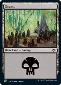 Swamp (485) (Foil Etched), Modern Horizons 2