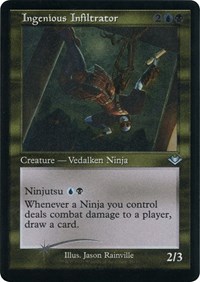 Ingenious Infiltrator (Retro Frame) (Foil Etched), Modern Horizons