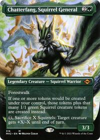 Chatterfang, Squirrel General (Borderless), Modern Horizons 2