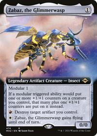 Zabaz, the Glimmerwasp (Extended Art), Modern Horizons 2