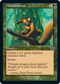Chatterstorm (Retro Frame) (Foil Etched), Modern Horizons 2