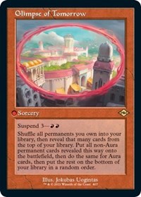 Glimpse of Tomorrow (Retro Frame) (Foil Etched), Modern Horizons 2
