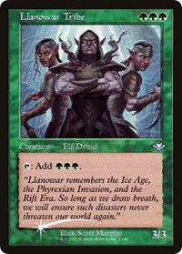 Llanowar Tribe (Retro Frame)