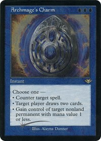 Archmage's Charm (Retro Frame) (Foil Etched), Modern Horizons