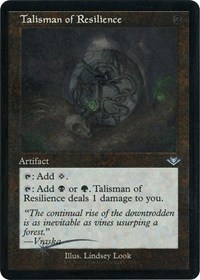 Talisman of Resilience (Retro Frame) (Foil Etched), Modern Horizons