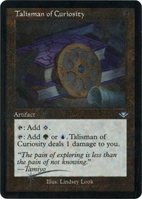 Talisman of Curiosity (Retro Frame) (Foil Etched), Modern Horizons