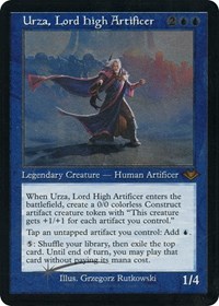 Urza, Lord High Artificer (Retro Frame) (Foil Etched), Modern Horizons