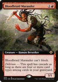 Bloodbraid Marauder (Extended Art), Modern Horizons 2