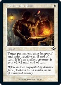 Blacksmith's Skill (Retro Frame) (Foil Etched), Modern Horizons 2