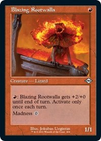 Blazing Rootwalla (Retro Frame) (Foil Etched), Modern Horizons 2