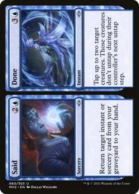 Said // Done, Modern Horizons 2