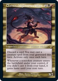 Chainer, Nightmare Adept (Retro Frame) (Foil Etched), Modern Horizons 2
